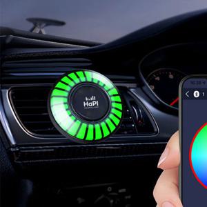 HapI 컬러풀 차량용 라이트 디퓨저 음악 라이트 방향제 룸 향수