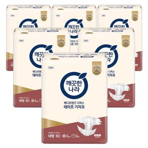 깨끗한나라 메디프렌즈 디럭스 테이프 대형 10개입x6팩