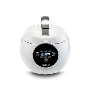 리빙센스 LS-RC2001W 애플 밥솥 미니전기밥솥 보온밥솥