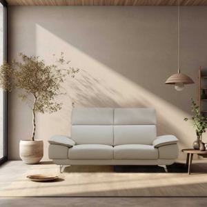 타이탄 헤드무빙 가죽 소파 3인용