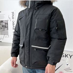 메이비굿 남성의류 남자파카 아우터 라쿤후드패딩