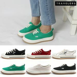 여성용 베이직 스니커즈 캔버스 운동화 소가죽 로퍼 단화 효도화 균일가