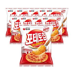 농심 포테토칩 잭슨페퍼로니맛x10개 50g / 감자칩 스낵