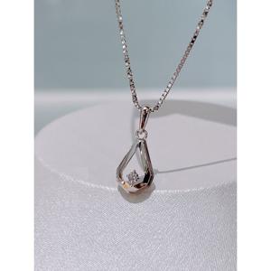 미니골드 14K (화이트골드)미니골드 14k 티어스 펜던트 PMSS4814