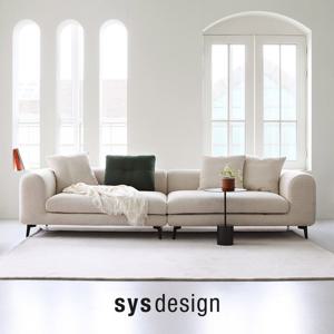 [12.15-18 노트 사이드 테이블 증정][시스디자인] 엘라 패브릭 4인 모듈 소파