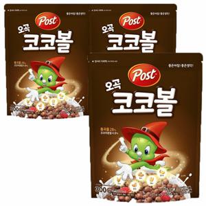 포스트 오곡코코볼 300g x 3개+사은품랜덤증정(ID당1개)