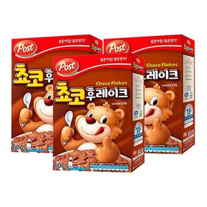 포스트 초코후레이크 600g x 3개+사은품랜덤증정