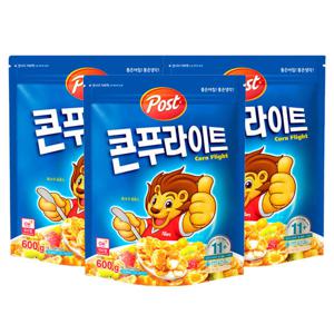 포스트 콘푸라이트 600g x 3개+사은품랜덤증정(ID당1개)
