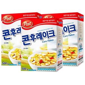 포스트 콘후레이크 500g x 3개+사은품랜덤증정(ID당1개)