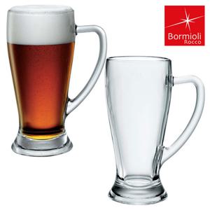 보르미올리 비어잔 400ml 2P 유리잔 맥주컵 물컵 음료 호프잔