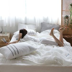 더메종 뱀부 시어서커 호텔침구 여름이불 풀세트 수퍼싱글(SS)