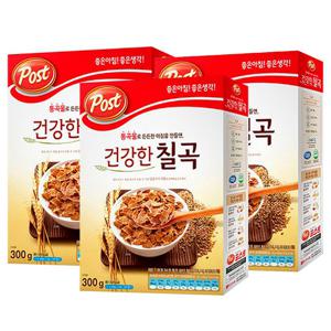 포스트 통곡물 건강한칠곡 300g x 3개+사은품랜덤증정(ID당1개)