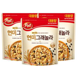 포스트 현미그래놀라 900g x 3개+사은품랜덤증정(ID당1개)