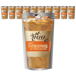 롯데칠성 칸타타 파우치 카라멜마끼야또 230ml x 10개