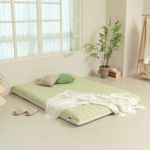 더릭스홈 9존 토퍼 매트리스 올리브그린 8cm Q (퀸)