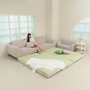 더릭스홈 9존 토퍼 매트리스 올리브그린 12cm Q (퀸)