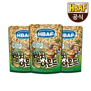 [본사직영] 바프 구운양파맛 멸치 아몬드 100g 3봉 세트
