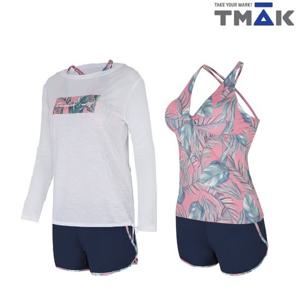 [티막]여성 비치 래쉬가드 3피스 EKM0201