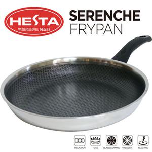 세렌체 통3중 스텐레스 인덕션 프라이팬 30cm 금속 조리도구 및