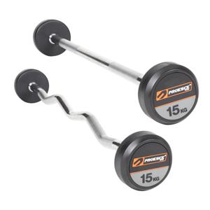프로이스 프로페셔널 고정 직선바/컬바 15kg 바벨홈트