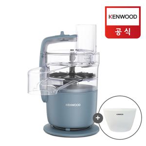 [실리콘백 증정] 멀티프로 고 자동 만능 전동 채칼 슬라이서 초소형 푸드프로세서 FDP22.130GY(블루)