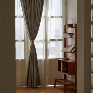 (커튼)테라스 린넨룩 암막(민자)+호텔룸 화이트 쉬폰(민자)(3호)