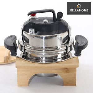 [벨라홈] IH 압력솥 누룽지 가마솥1.2L+대나무뚜겅/받침(CN9399)