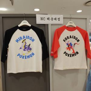 [오후]인기탑~ 미라이돈~코라이돈~쿨면티셔츠~포켓몬9세대 7부티셔츠 OHLA2382C