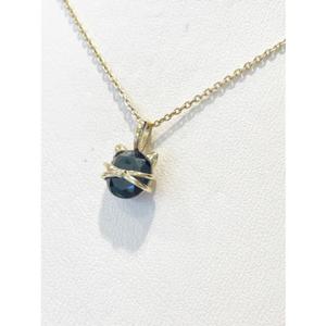 미니골드 14K [럭키 애뮬릿] 검은 고양이 팬던트  PLKM4026