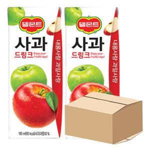 델몬트 사과 드링크 190ml 48팩 팩음료