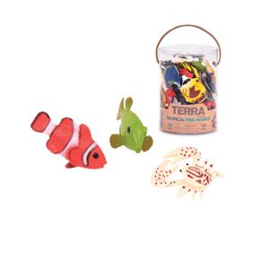 [테라] 물고기튜브60피스 해양 피규어 수세기