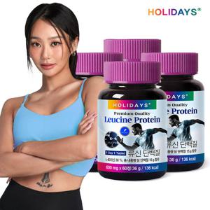 홀리데이즈 류신 단백질 타블렛 60정 4병