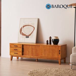 바로크가구 모제스 원목 티비다이 거실장 1.6m
