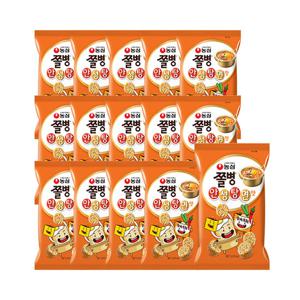농심 쫄병스낵 안성탕면맛 77g x 15개 / 라면땅 간식