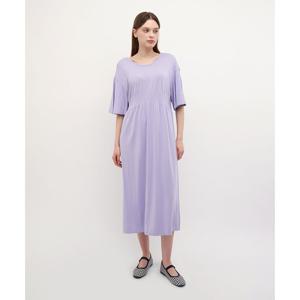 [[세컨스킨]] 모달 스마킹 포인트 드레스 SD4021