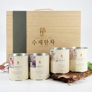 자연애 수제한차 4종세트 전통차