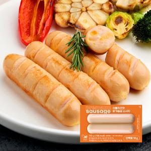 [헬스앤뷰티] 더블치즈맛 닭가슴살 소시지 100g 1팩
