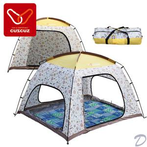 커스커즈 캠핑용품 패턴썬블럭 텐트 4-5인용