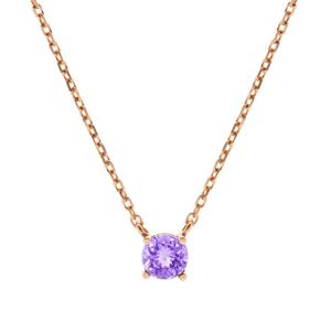 [비앤비골드] 14K 미니멀 6월 라벤더 탄생석목걸이 PNN38193