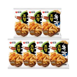 농심 조청유과 96g x 7봉 현미조청 봉지과자