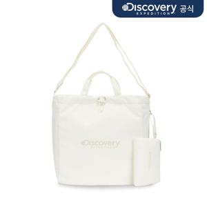 [디스커버리] 애슬레저 로고프린트 토트백 (IVORY) DXTG3123N-IVS