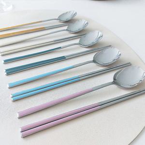 보겐 육각 세라믹 1인 수저세트