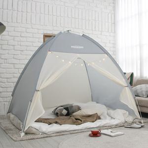 [빈슨메시프] 포그닝 원터치 난방 텐트 스위트 킹 침대 수면