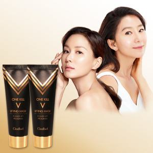 (1+ 1)끌레드벨 원킬 브이 리프팅마스크 70ml 블랙 /랩핑 래핑마스크