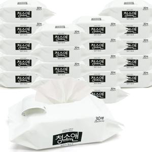 청소앤 정전기청소포 20팩(600매) 먼저청소 일회용 정전기포