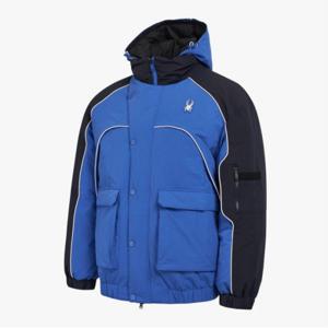 [스파이더] 남성 후드 디테처블 다운 점퍼 SPGWCNDJ332MBLU