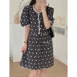 웬디 / 꽃잎무늬 블링블링 원피스 WP11990