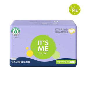 [잇츠미]잇츠미 뉴슬림 순면 생리대 수퍼롱 오버나이트 6P x1팩(