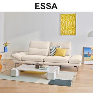 [GS단독][헤드레스트&상품권증정] 에싸 레미 3인 스윙기능 리브 패브릭 소파