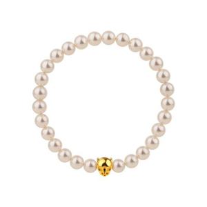 [한국금다이아몬드] 순금 볼 팔찌 24K 여자 금팔찌 진주 퓨마 1g